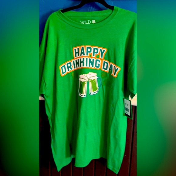 NWT St. Patrick’s Day Sz XL Green Graphic T Shirt - Picture 3 of 8